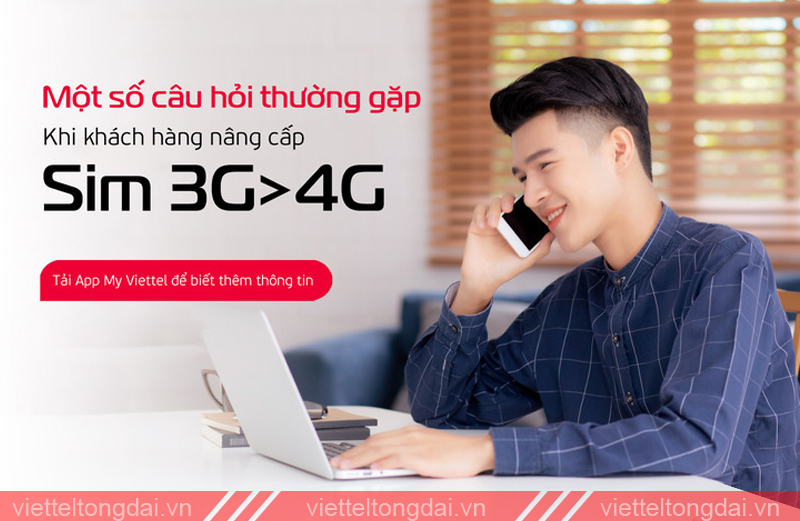 cách nâng cấp sim 3G lên 4G Viettel